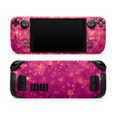 Unfocused Pink Glimmer // Full Body Skin Decal Wrap Kit for the Steam Deck handheld gaming computer