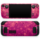Unfocused Pink Glimmer // Full Body Skin Decal Wrap Kit for the Steam Deck handheld gaming computer