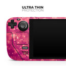 Unfocused Pink Glimmer // Full Body Skin Decal Wrap Kit for the Steam Deck handheld gaming computer