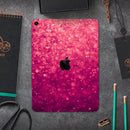 Unfocused Pink Glimmer - Full Body Skin Decal for the Apple iPad Pro 12.9", 11", 10.5", 9.7", Air or Mini (All Models Available)