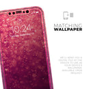 Unfocused Pink Glimmer - Protective Skin Wrap & Decal – Compatible with iPhone SE to iPhone 17 Pro Max (All Models)