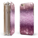Unfocused Pink Sparkling Orbs iPhone 6/6s or 6/6s Plus 2-Piece Hybrid INK-Fuzed Case