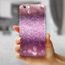 Unfocused Pink Sparkling Orbs iPhone 6/6s or 6/6s Plus 2-Piece Hybrid INK-Fuzed Case
