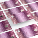 Unfocused Pink Sparkling Orbs - Premium Protective Decal Skin-Kit for the Apple Credit Card
