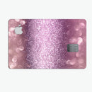 Unfocused Pink Sparkling Orbs - Premium Protective Decal Skin-Kit for the Apple Credit Card