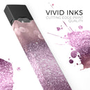 Unfocused Pink Sparkling Orbs - Premium Decal Protective Skin-Wrap Sticker compatible with the Juul Labs vaping device