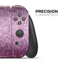 Unfocused Pink Sparkling Orbs // Skin Decal Wrap Kit for Nintendo Switch Console & Dock, Joy-Cons, Pro Controller, Lite, 3DS XL, 2DS XL, DSi, or Wii - Vinyl Skin Wrap for Nintendo Switch 2, OLED, Lite, Pro Controller, Wii & Classic Handhelds