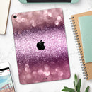 Unfocused Pink Sparkling Orbs - Full Body Skin Decal for the Apple iPad Pro 12.9", 11", 10.5", 9.7", Air or Mini (All Models Available)