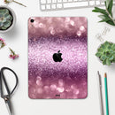 Unfocused Pink Sparkling Orbs - Full Body Skin Decal for the Apple iPad Pro 12.9", 11", 10.5", 9.7", Air or Mini (All Models Available)