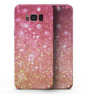 Unfocused Pink and Gold Orbs - Samsung Galaxy S8 Full-Body Skin Kit