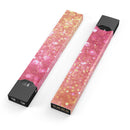 Unfocused Pink and Gold Orbs - Premium Decal Protective Skin-Wrap Sticker compatible with the Juul Labs vaping device