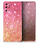 Unfocused Pink and Gold Orbs - Premium Vinyl Skin Decal for Samsung Galaxy S25 Ultra, S24, S23, S22 & All Galaxy S Models