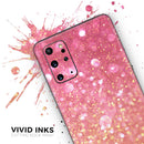 Unfocused Pink and Gold Orbs - Premium Vinyl Skin Decal for Samsung Galaxy S25 Ultra, S24, S23, S22 & All Galaxy S Models