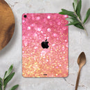 Unfocused Pink and Gold Orbs - Full Body Skin Decal for the Apple iPad Pro 12.9", 11", 10.5", 9.7", Air or Mini (All Models Available)