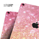 Unfocused Pink and Gold Orbs - Full Body Skin Decal for the Apple iPad Pro 12.9", 11", 10.5", 9.7", Air or Mini (All Models Available)