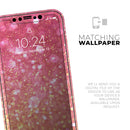 Unfocused Pink and Gold Orbs - Protective Skin Wrap & Decal – Compatible with iPhone SE to iPhone 17 Pro Max (All Models)