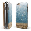 Unfocused Radient Beach Scene iPhone 6/6s or 6/6s Plus 2-Piece Hybrid INK-Fuzed Case