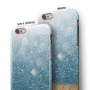 Unfocused Radient Beach Scene iPhone 6/6s or 6/6s Plus 2-Piece Hybrid INK-Fuzed Case