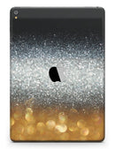 Unfocused Silver Sparkle with Gold Orbs - iPad Pro 97 - View 3.jpg