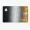 Unfocused Silver Sparkle with Gold Orbs - Premium Protective Decal Skin-Kit for the Apple Credit Card