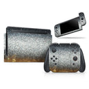 Unfocused Silver Sparkle with Gold Orbs // Skin Decal Wrap Kit for Nintendo Switch Console & Dock, Joy-Cons, Pro Controller, Lite, 3DS XL, 2DS XL, DSi, or Wii - Vinyl Skin Wrap for Nintendo Switch 2, OLED, Lite, Pro Controller, Wii & Classic Handhelds