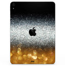 Unfocused Silver Sparkle with Gold Orbs - Full Body Skin Decal for the Apple iPad Pro 12.9", 11", 10.5", 9.7", Air or Mini (All Models Available)