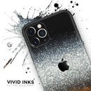 Unfocused Silver Sparkle with Gold Orbs - Protective Skin Wrap & Decal – Compatible with iPhone SE to iPhone 17 Pro Max (All Models)
