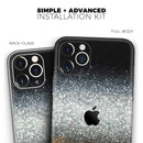 Unfocused Silver Sparkle with Gold Orbs - Protective Skin Wrap & Decal – Compatible with iPhone SE to iPhone 17 Pro Max (All Models)