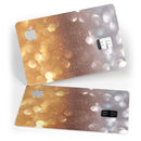 Unfocused Silver and Gold =Glowing Orbs of Light - Premium Protective Decal Skin-Kit for the Apple Credit Card