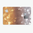 Unfocused Silver and Gold =Glowing Orbs of Light - Premium Protective Decal Skin-Kit for the Apple Credit Card