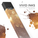 Unfocused Silver and Gold =Glowing Orbs of Light - Premium Decal Protective Skin-Wrap Sticker compatible with the Juul Labs vaping device