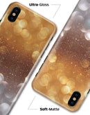 Unfocused Silver and Gold =Glowing Orbs of Light - iPhone X Clipit Case