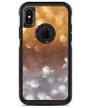 Unfocused Silver and Gold =Glowing Orbs of Light - iPhone X OtterBox Case & Skin Kits