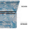 VEIL CAMO - Cloud Blue // Skin Decal Wrap Kit Compatible with the Apple MacBook Pro, Pro with Touch Bar or Air (11, 12, 13, 15 & 16" - All Versions Available)