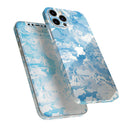 VEIL CAMO - Cloud Blue // Full-Body Skin Decal Wrap Cover for Apple iPhone 12, 12 Pro Max, Mini, 11, XR, XS, 7 or 8 Plus, SE + (All Models)