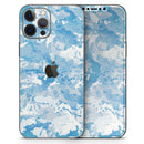 VEIL CAMO - Cloud Blue // Full-Body Skin Decal Wrap Cover for Apple iPhone 12, 12 Pro Max, Mini, 11, XR, XS, 7 or 8 Plus, SE + (All Models)