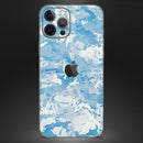 VEIL CAMO - Cloud Blue // Full-Body Skin Decal Wrap Cover for Apple iPhone 12, 12 Pro Max, Mini, 11, XR, XS, 7 or 8 Plus, SE + (All Models)