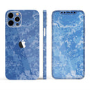 VEIL CAMO - Spectre Blue // Full-Body Skin Decal Wrap Cover for Apple iPhone 12, 12 Pro Max, Mini, 11, XR, XS, 7 or 8 Plus, SE + (All Models)