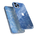 VEIL CAMO - Spectre Blue // Full-Body Skin Decal Wrap Cover for Apple iPhone 12, 12 Pro Max, Mini, 11, XR, XS, 7 or 8 Plus, SE + (All Models)