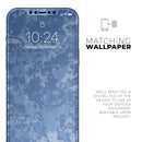 VEIL CAMO - Spectre Blue // Full-Body Skin Decal Wrap Cover for Apple iPhone 12, 12 Pro Max, Mini, 11, XR, XS, 7 or 8 Plus, SE + (All Models)