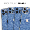 VEIL CAMO - Spectre Blue // Full-Body Skin Decal Wrap Cover for Apple iPhone 12, 12 Pro Max, Mini, 11, XR, XS, 7 or 8 Plus, SE + (All Models)