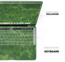 VEIL CAMO - Spectre Green // Skin Decal Wrap Kit Compatible with the Apple MacBook Pro, Pro with Touch Bar or Air (11, 12, 13, 15 & 16" - All Versions Available)