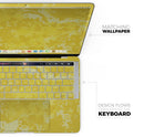 VEIL CAMO - Spectre Yellow // Skin Decal Wrap Kit Compatible with the Apple MacBook Pro, Pro with Touch Bar or Air (11, 12, 13, 15 & 16" - All Versions Available)