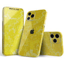 VEIL CAMO - Spectre Yellow // Full-Body Skin Decal Wrap Cover for Apple iPhone 12, 12 Pro Max, Mini, 11, XR, XS, 7 or 8 Plus, SE + (All Models)
