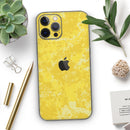 VEIL CAMO - Spectre Yellow // Full-Body Skin Decal Wrap Cover for Apple iPhone 12, 12 Pro Max, Mini, 11, XR, XS, 7 or 8 Plus, SE + (All Models)