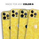 VEIL CAMO - Spectre Yellow // Full-Body Skin Decal Wrap Cover for Apple iPhone 12, 12 Pro Max, Mini, 11, XR, XS, 7 or 8 Plus, SE + (All Models)