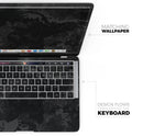 VEIL CAMO - Tac Black // Skin Decal Wrap Kit Compatible with the Apple MacBook Pro, Pro with Touch Bar or Air (11, 12, 13, 15 & 16" - All Versions Available)