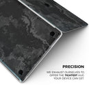 VEIL CAMO - Tac Black // Skin Decal Wrap Kit Compatible with the Apple MacBook Pro, Pro with Touch Bar or Air (11, 12, 13, 15 & 16" - All Versions Available)
