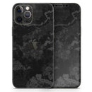 VEIL CAMO - Tac Black // Full-Body Skin Decal Wrap Cover for Apple iPhone 12, 12 Pro Max, Mini, 11, XR, XS, 7 or 8 Plus, SE + (All Models)