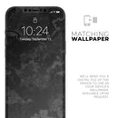 VEIL CAMO - Tac Black // Full-Body Skin Decal Wrap Cover for Apple iPhone 12, 12 Pro Max, Mini, 11, XR, XS, 7 or 8 Plus, SE + (All Models)